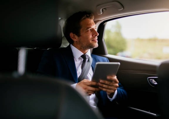 business corporate meeting trip taxi service 